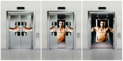 健身中心户外创意广告广告案例|广告平面案例