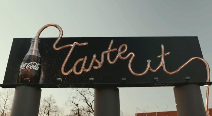 可以喝的可口可乐广告广告案例|广告平面案例